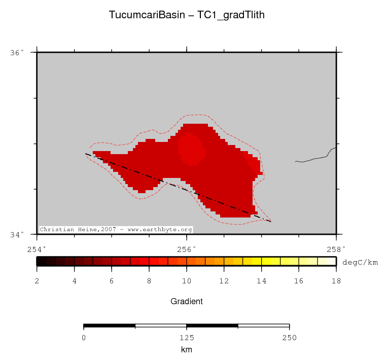 Tucumcari Basin location map