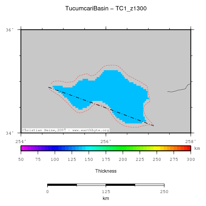 Tucumcari Basin location map