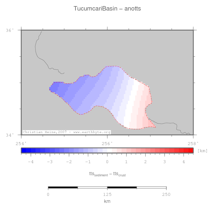 Tucumcari Basin location map