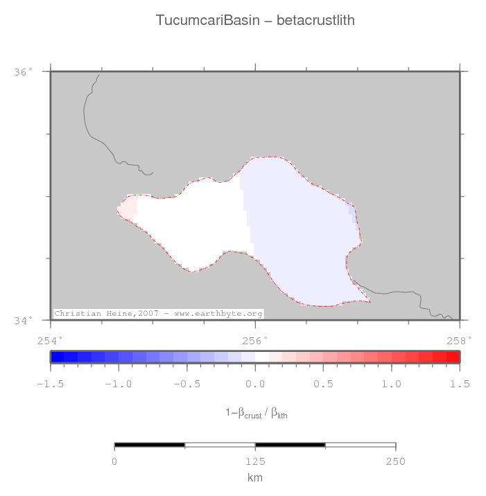 Tucumcari Basin location map