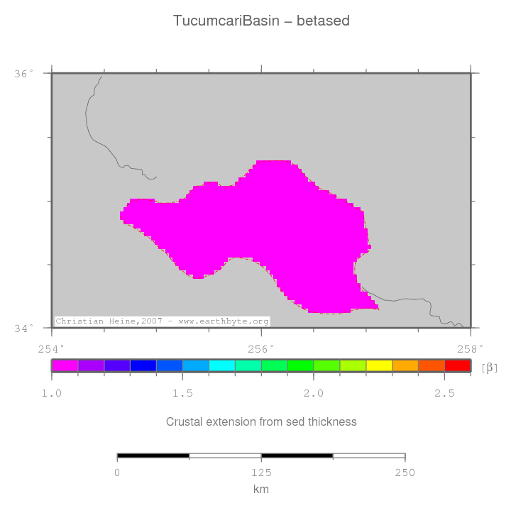 Tucumcari Basin location map