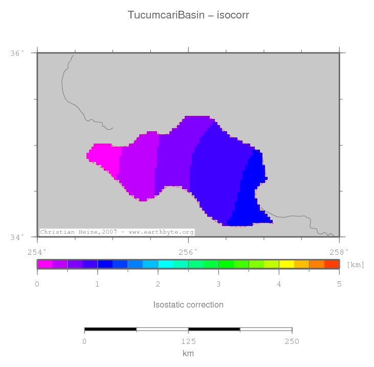 Tucumcari Basin location map