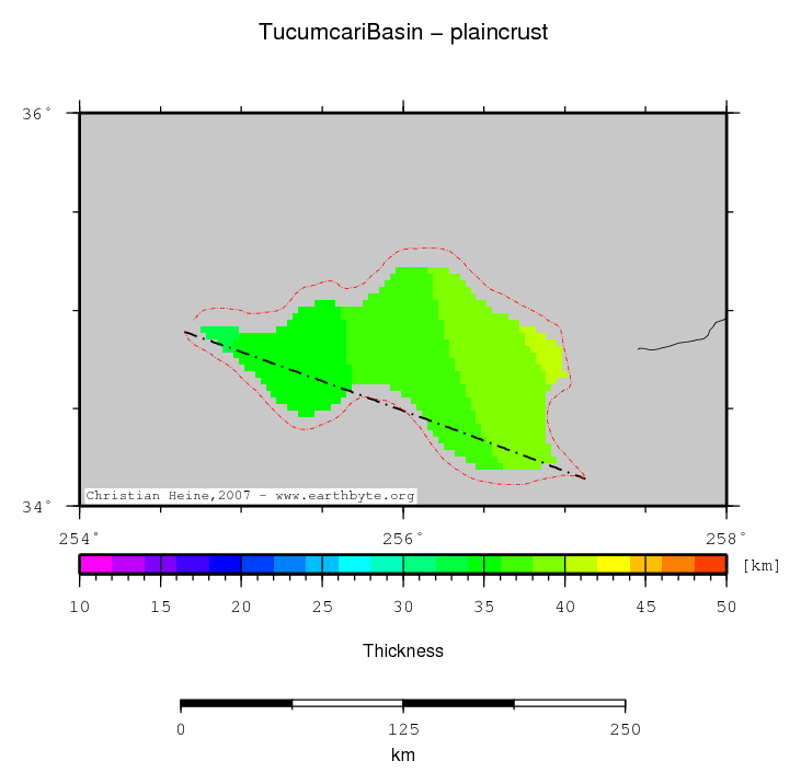 Tucumcari Basin location map