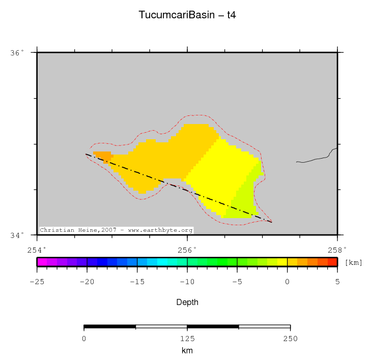 Tucumcari Basin location map