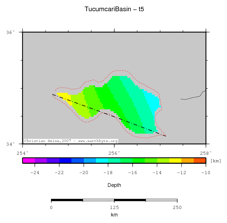 Tucumcari Basin location map