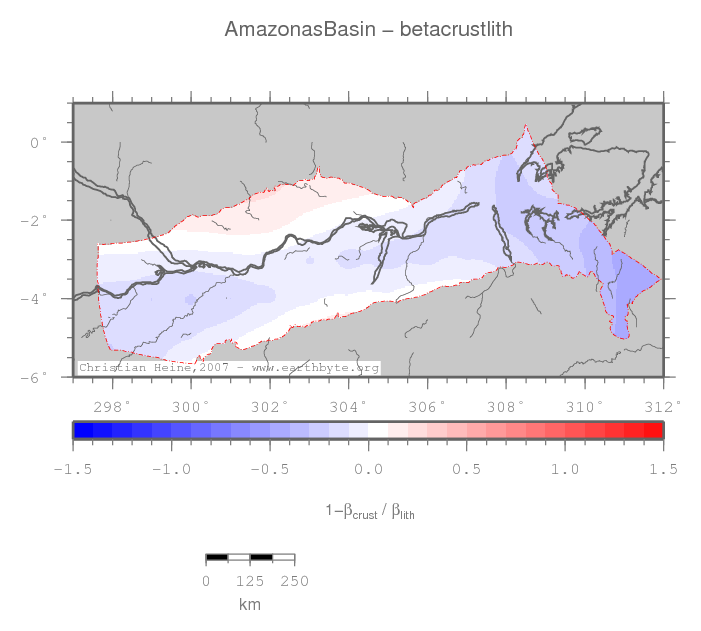 Amazonas Basin location map