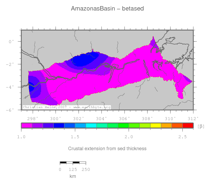 Amazonas Basin location map