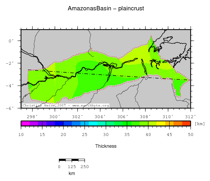 Amazonas Basin location map