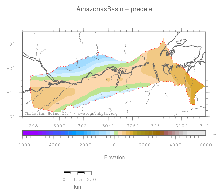 Amazonas Basin location map