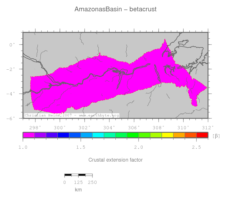 Amazonas Basin location map