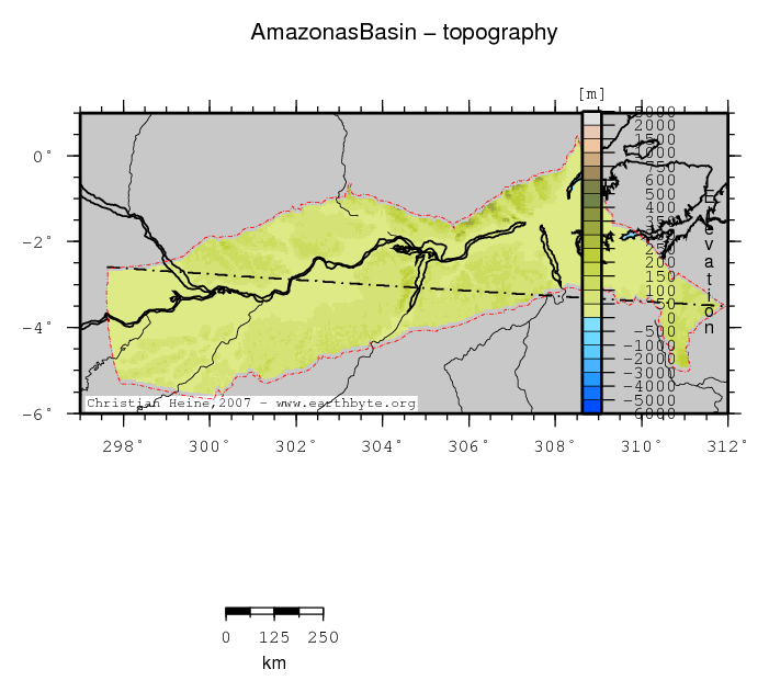 Amazonas Basin location map