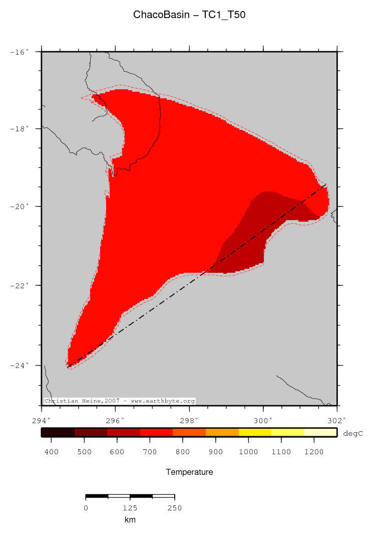 Chaco Basin location map