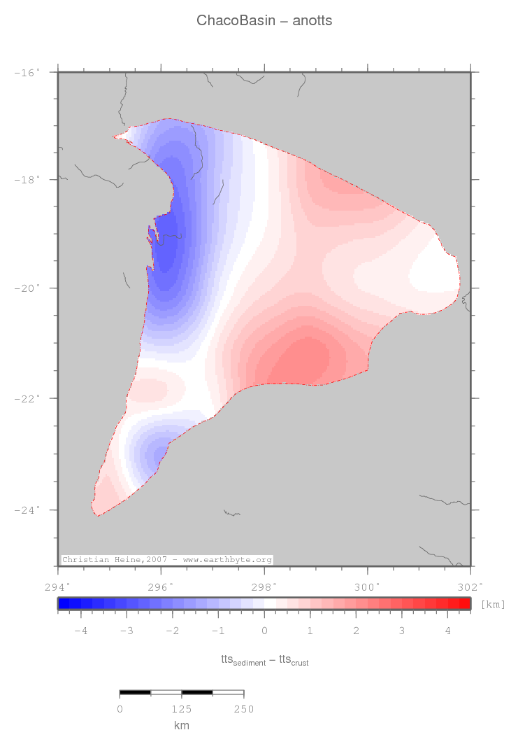 Chaco Basin location map