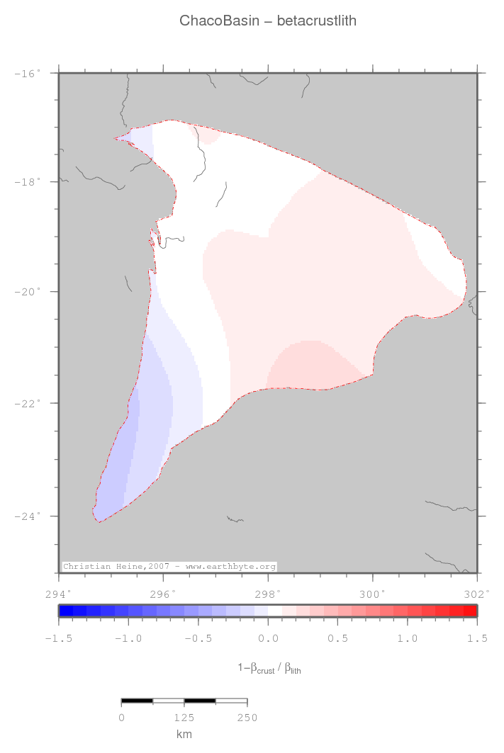 Chaco Basin location map