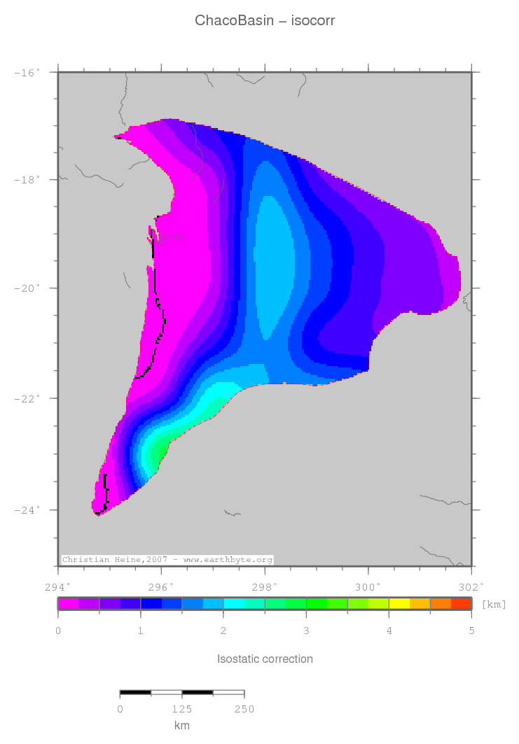 Chaco Basin location map