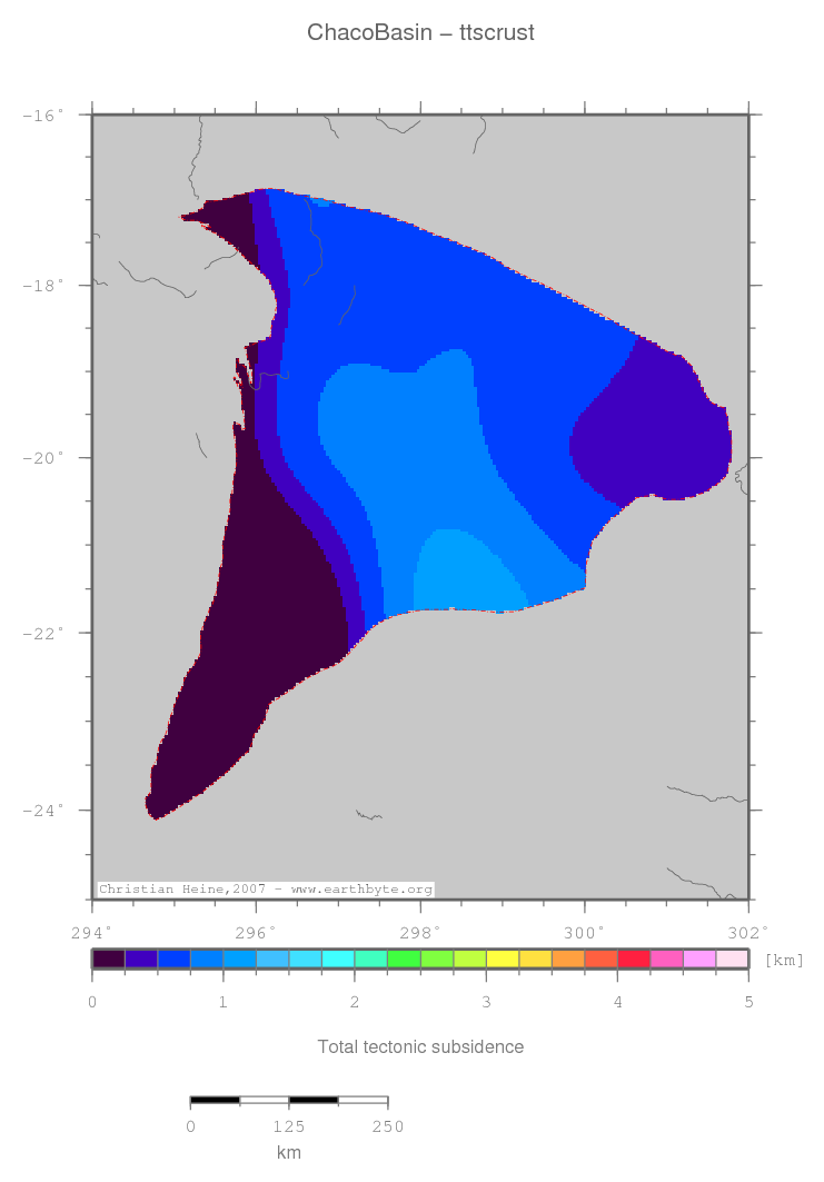 Chaco Basin location map