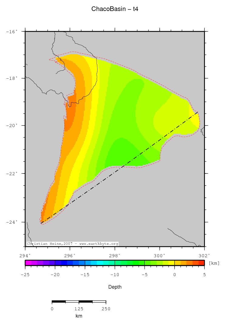 Chaco Basin location map