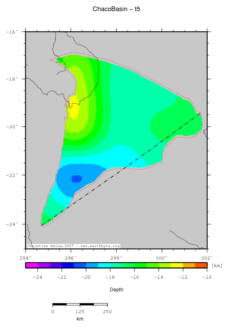 Chaco Basin location map