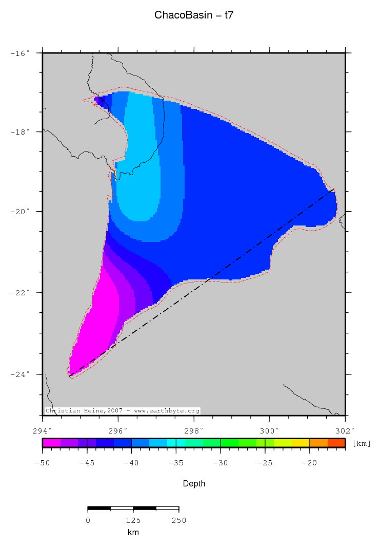 Chaco Basin location map