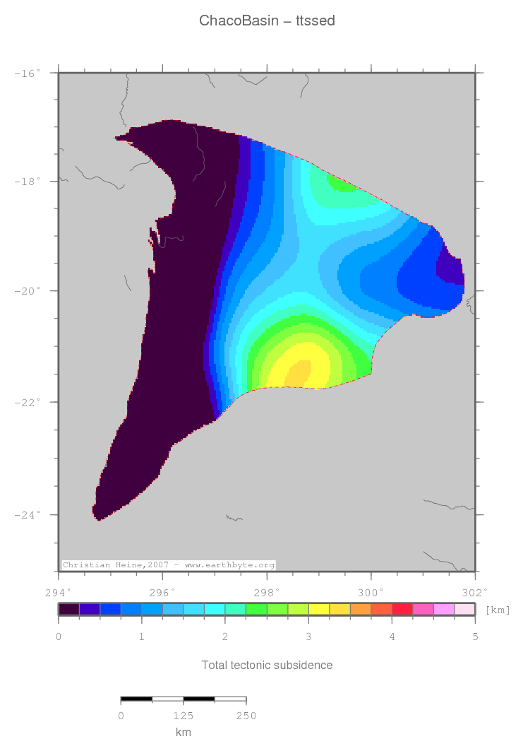 Chaco Basin location map