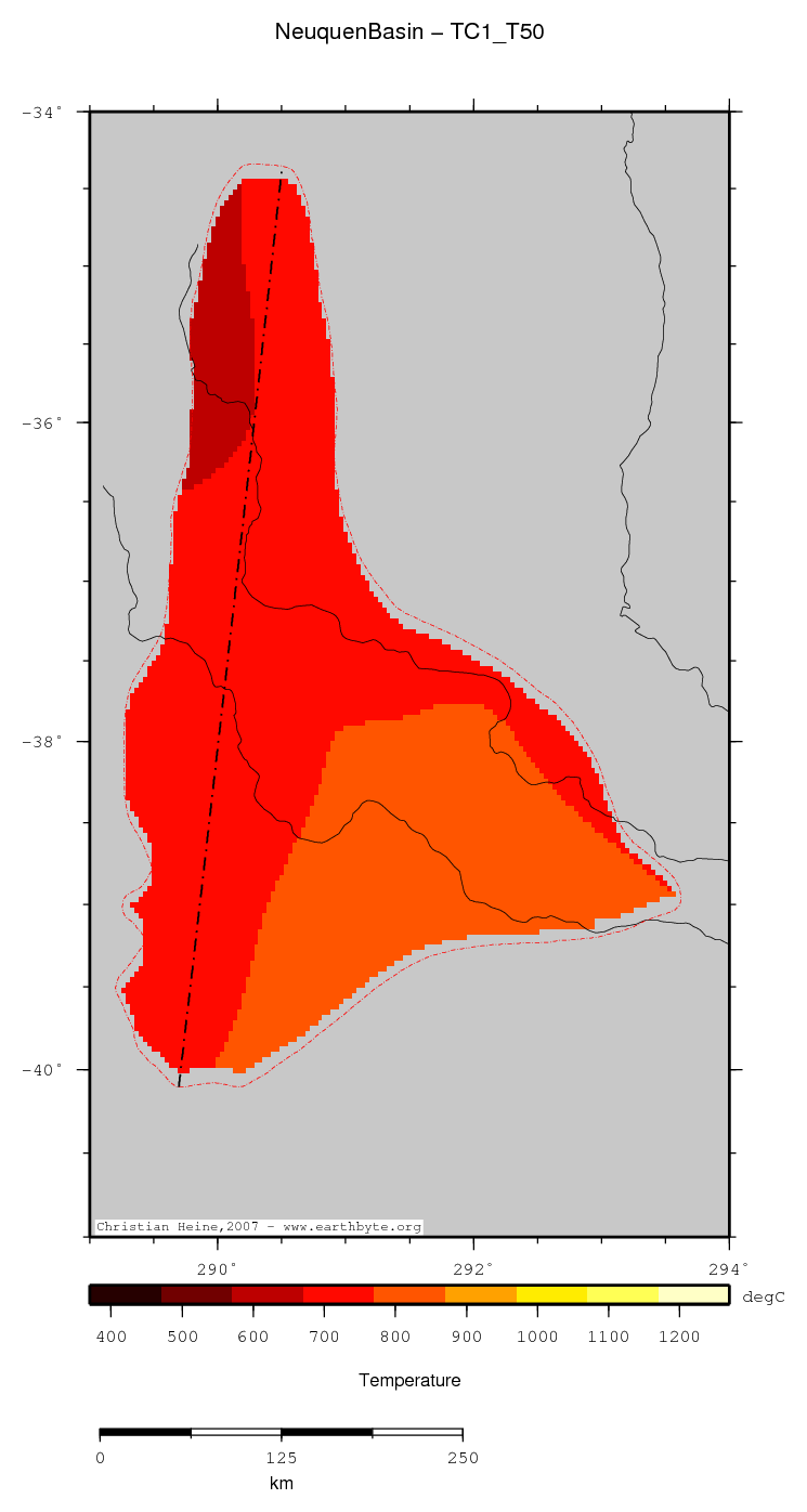 Neuquen Basin location map