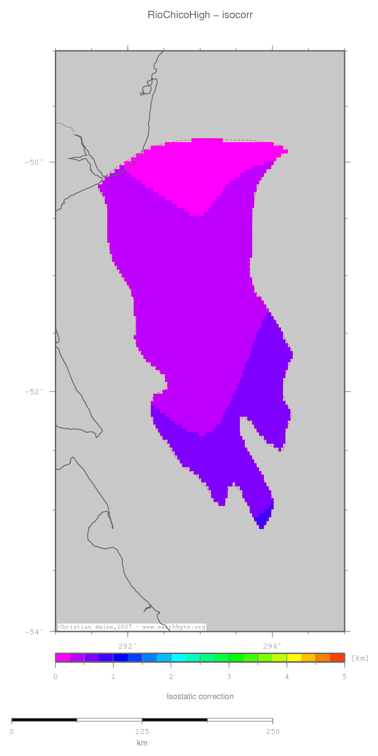 Rio Chico High location map