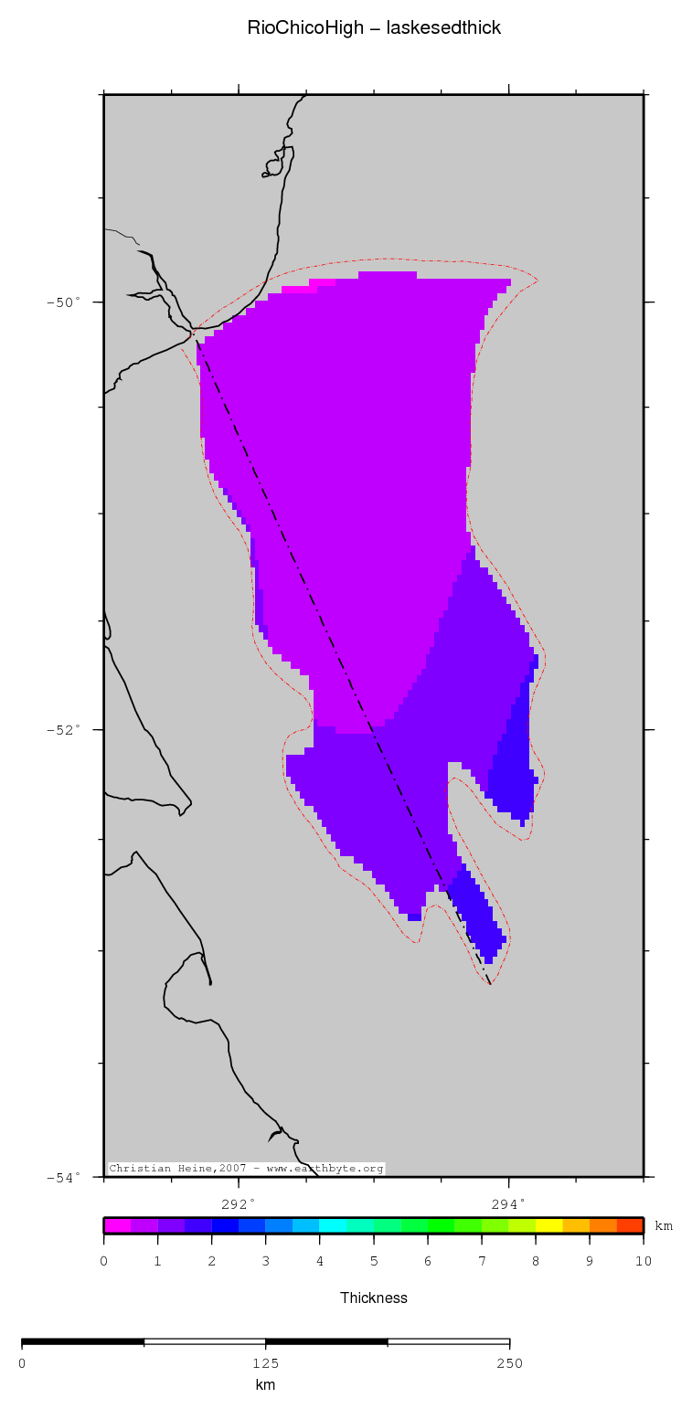 Rio Chico High location map