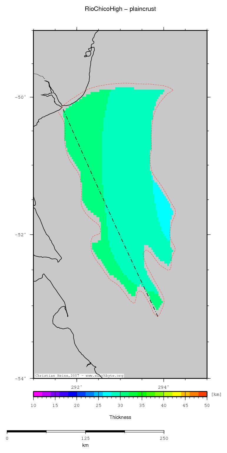 Rio Chico High location map