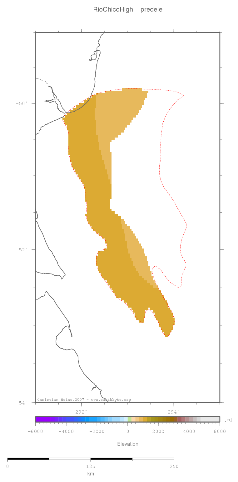 Rio Chico High location map