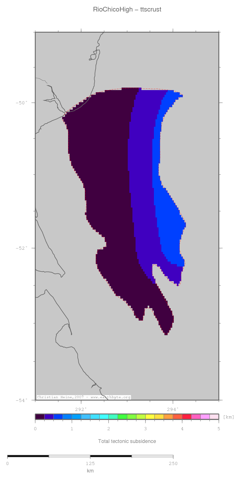 Rio Chico High location map