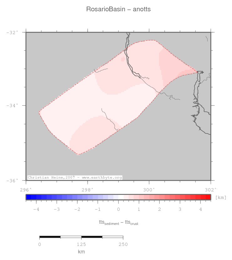 Rosario Basin location map