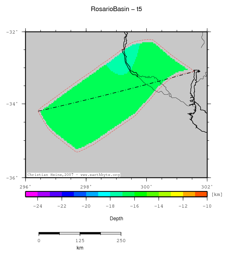 Rosario Basin location map