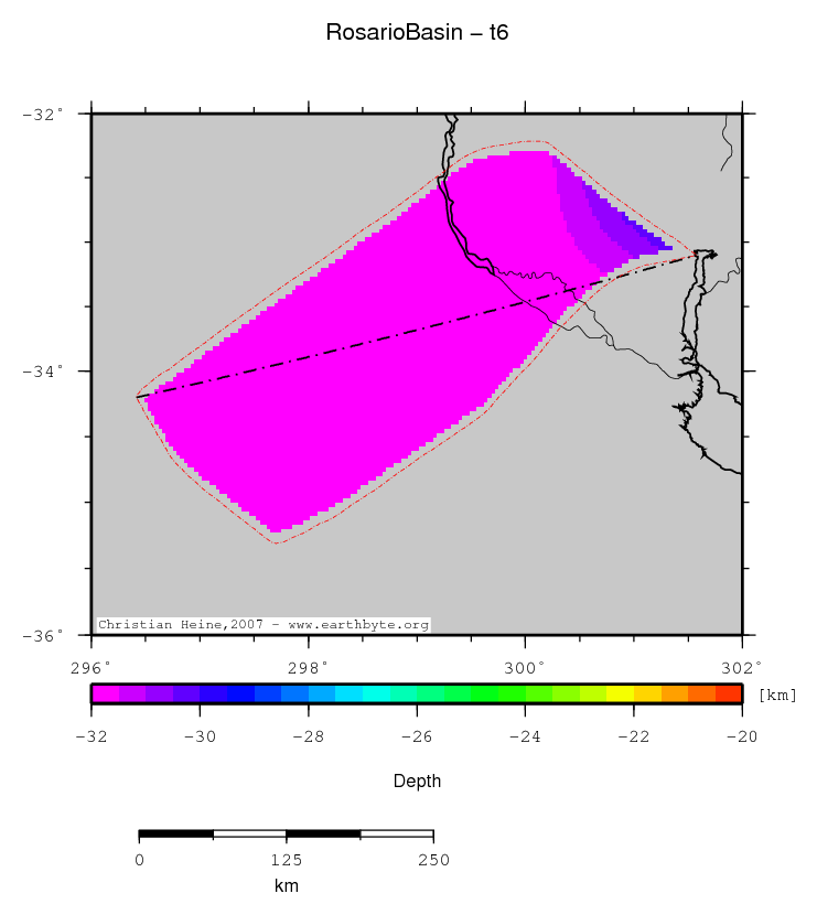 Rosario Basin location map