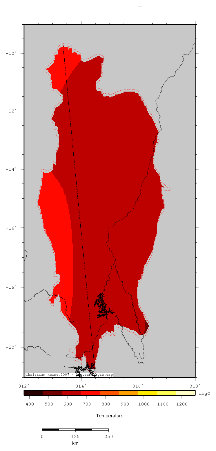 Sao Francisco Basin location map