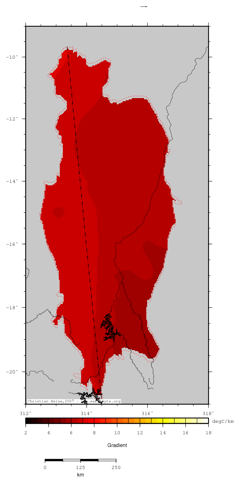 Sao Francisco Basin location map