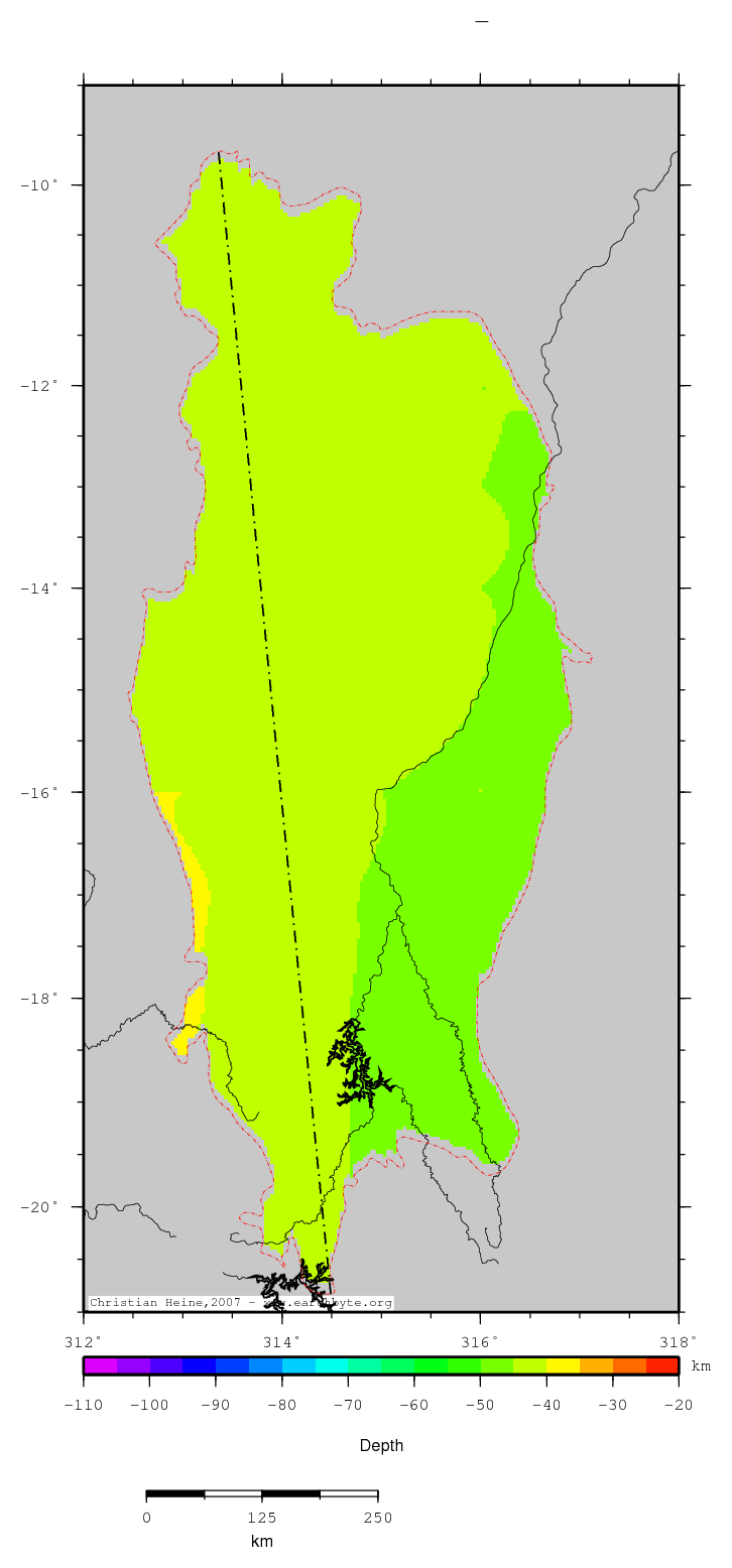 Sao Francisco Basin location map