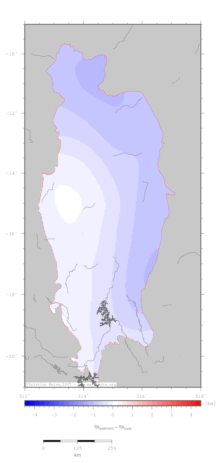 Sao Francisco Basin location map