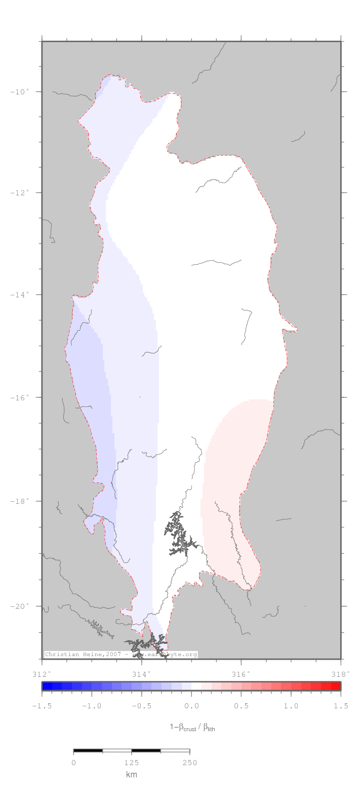 Sao Francisco Basin location map