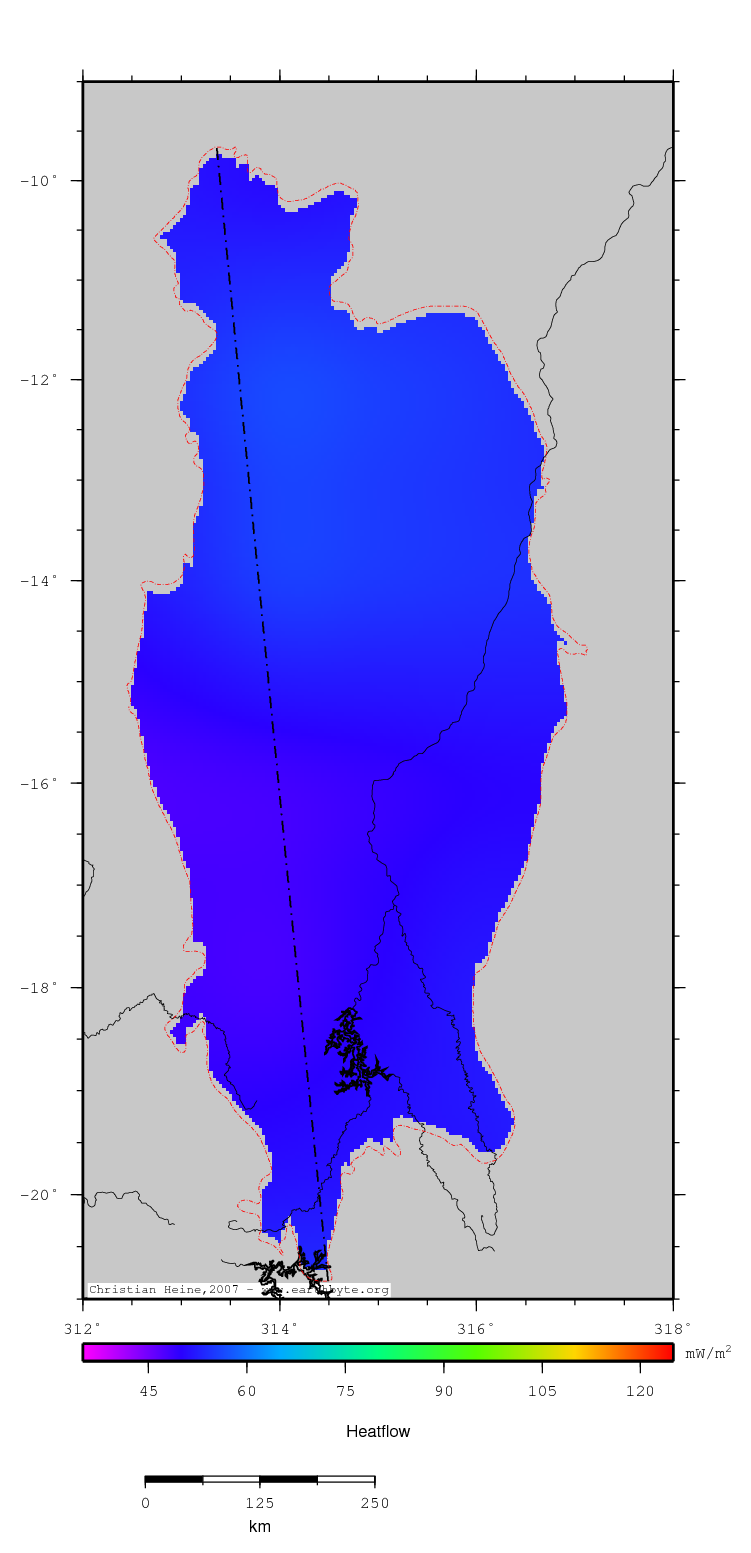 Sao Francisco Basin location map