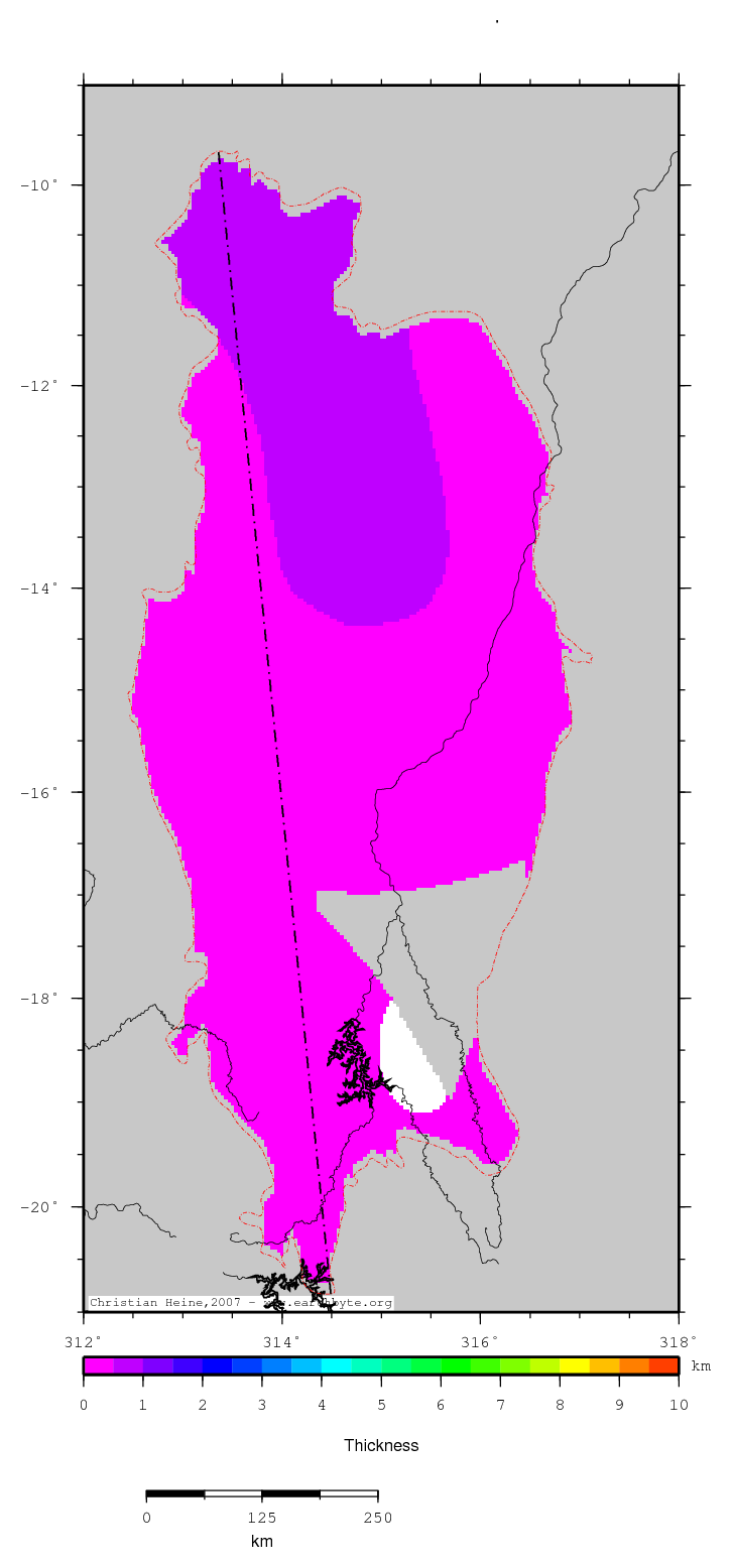 Sao Francisco Basin location map