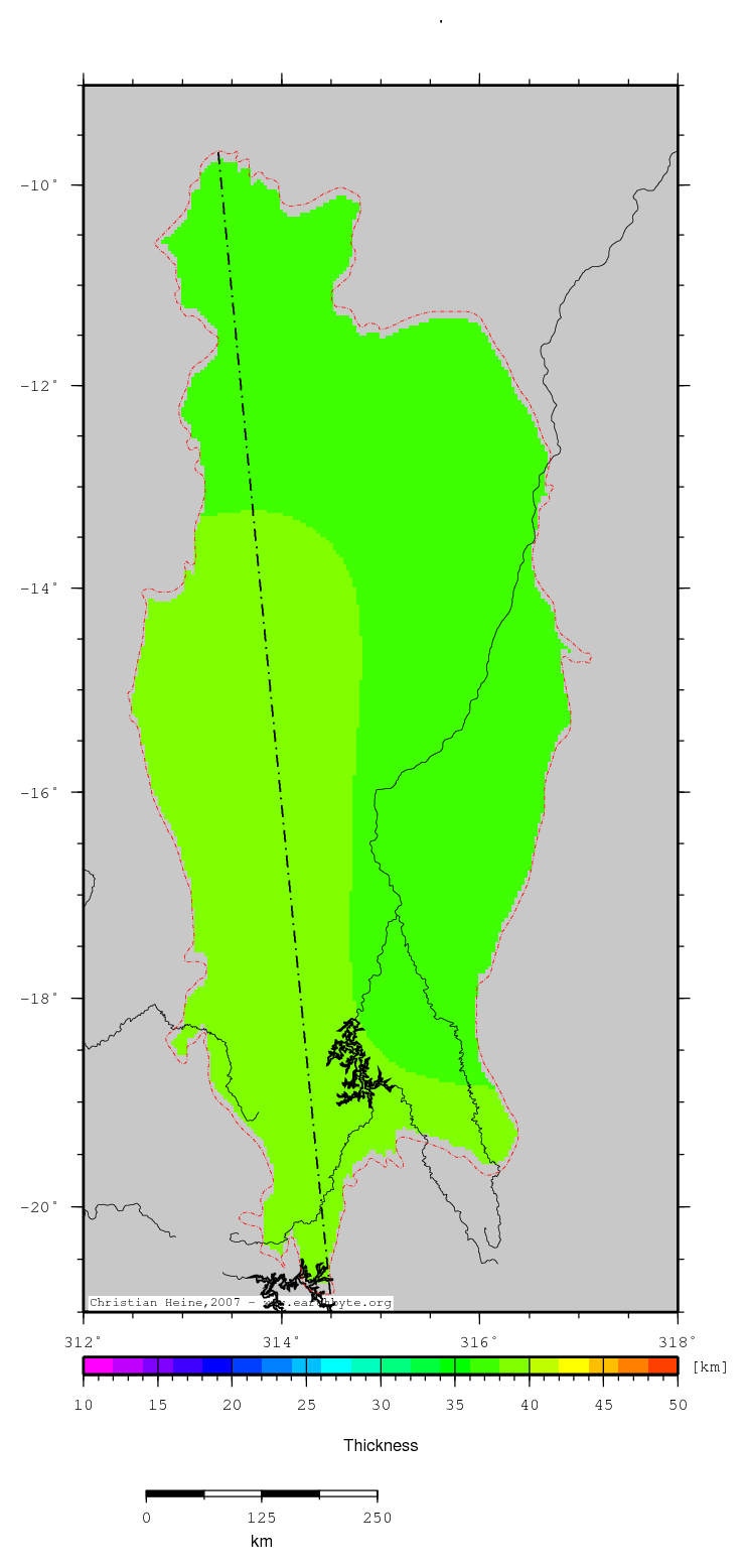 Sao Francisco Basin location map