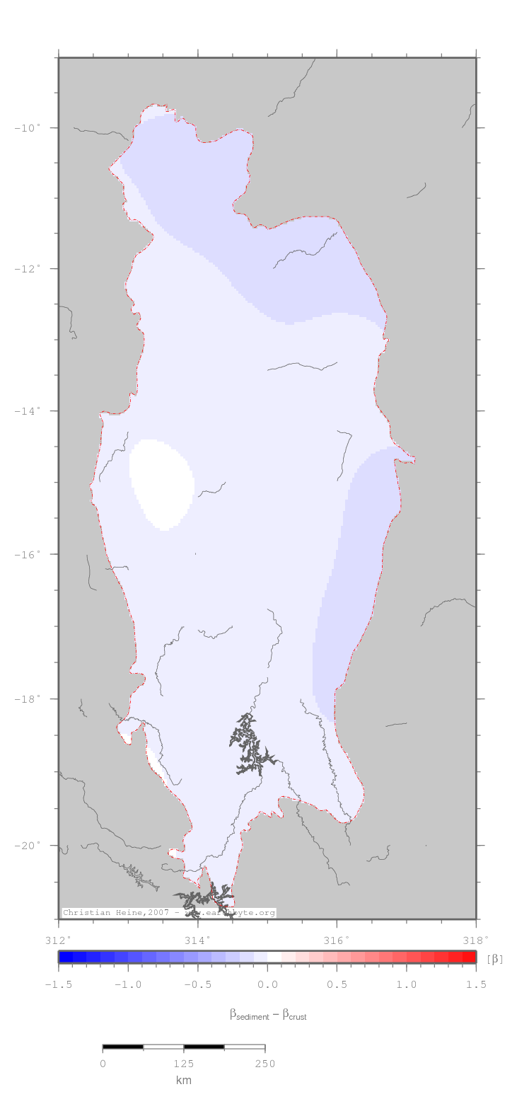 Sao Francisco Basin location map