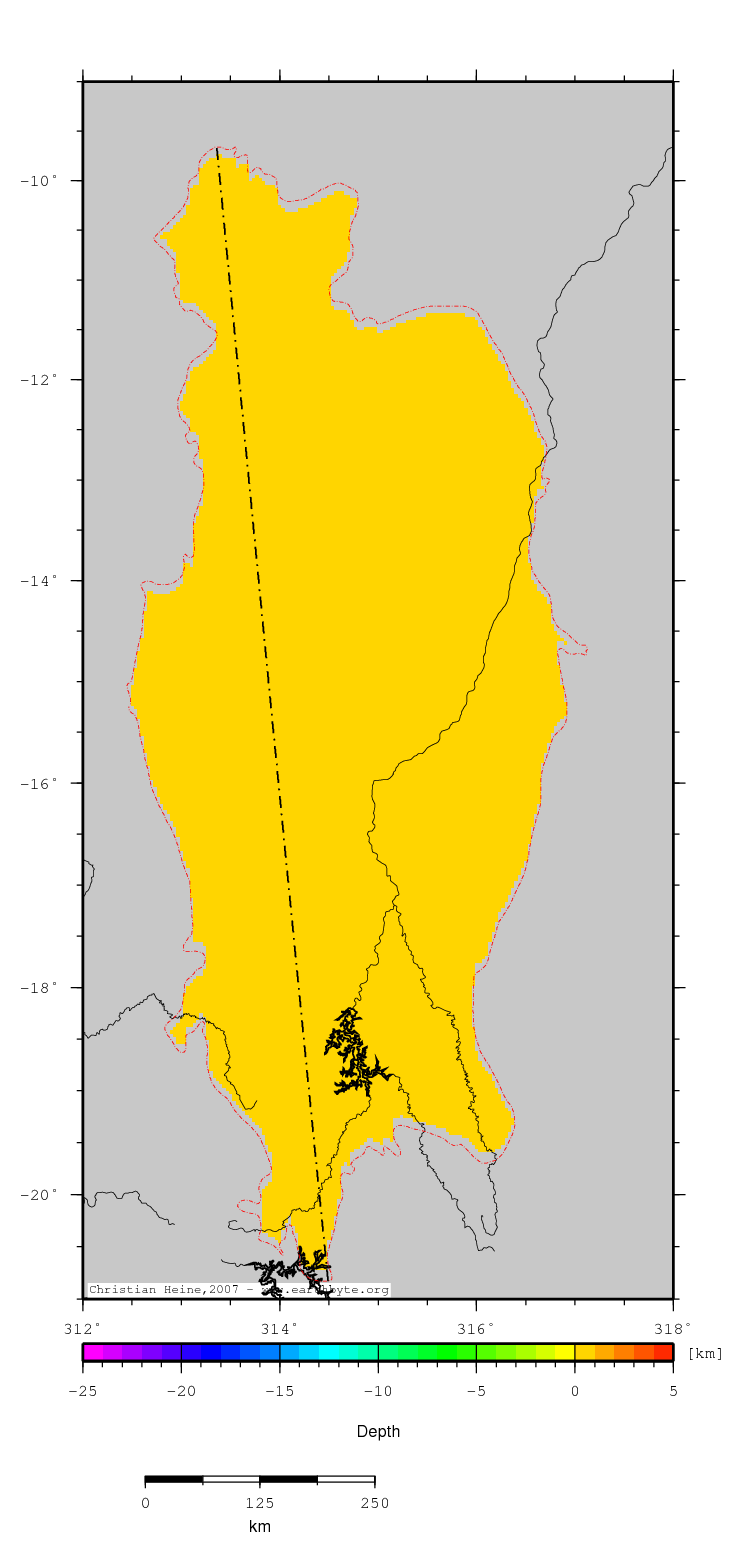 Sao Francisco Basin location map