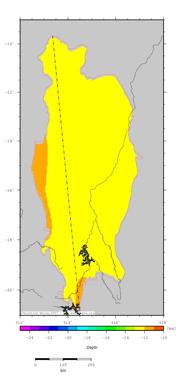 Sao Francisco Basin location map