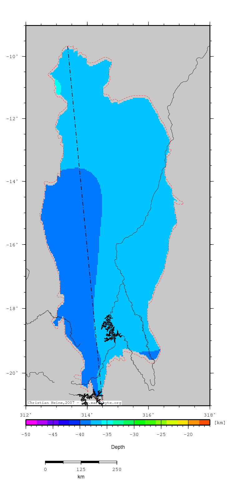 Sao Francisco Basin location map