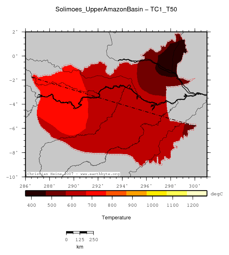 Solimoes (Upper Amazon) Basin location map