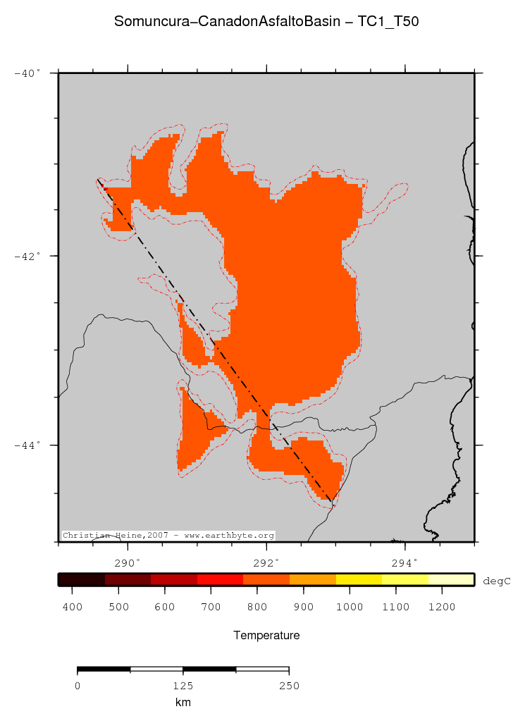 Somuncura - Canadon Asfalto Basin location map