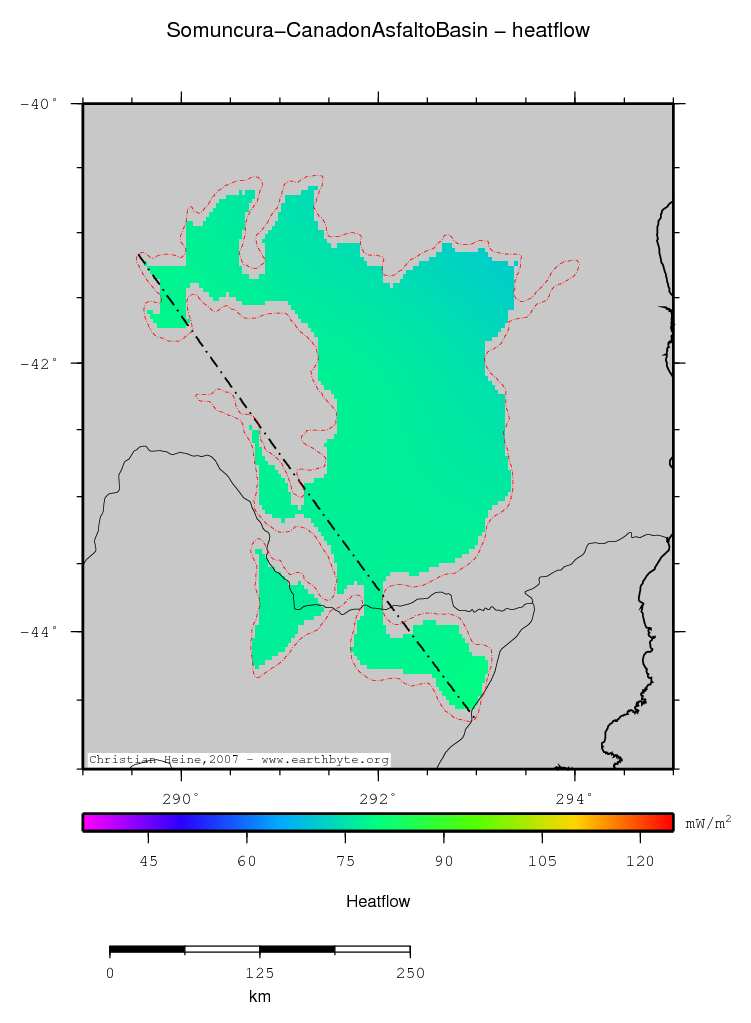 Somuncura - Canadon Asfalto Basin location map