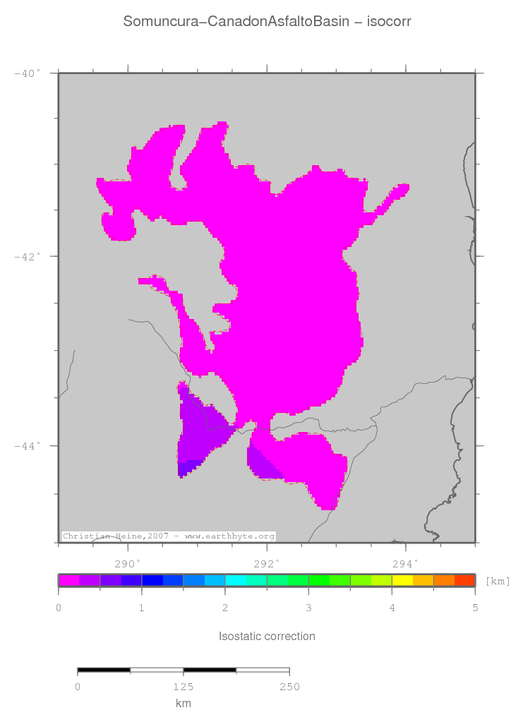 Somuncura - Canadon Asfalto Basin location map