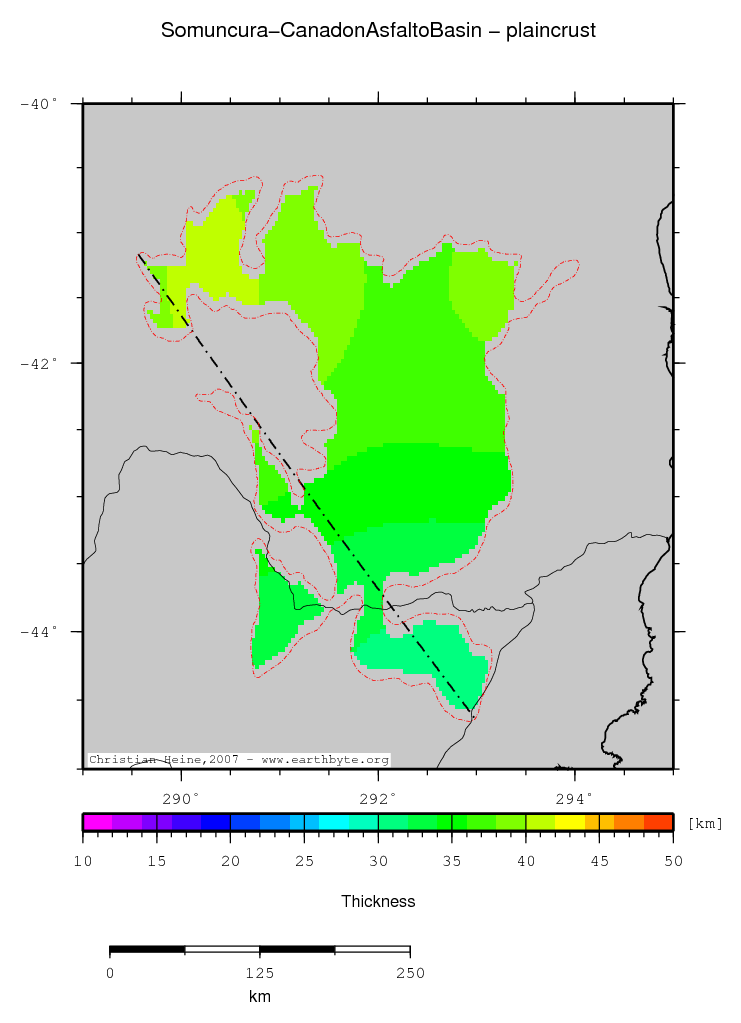 Somuncura - Canadon Asfalto Basin location map